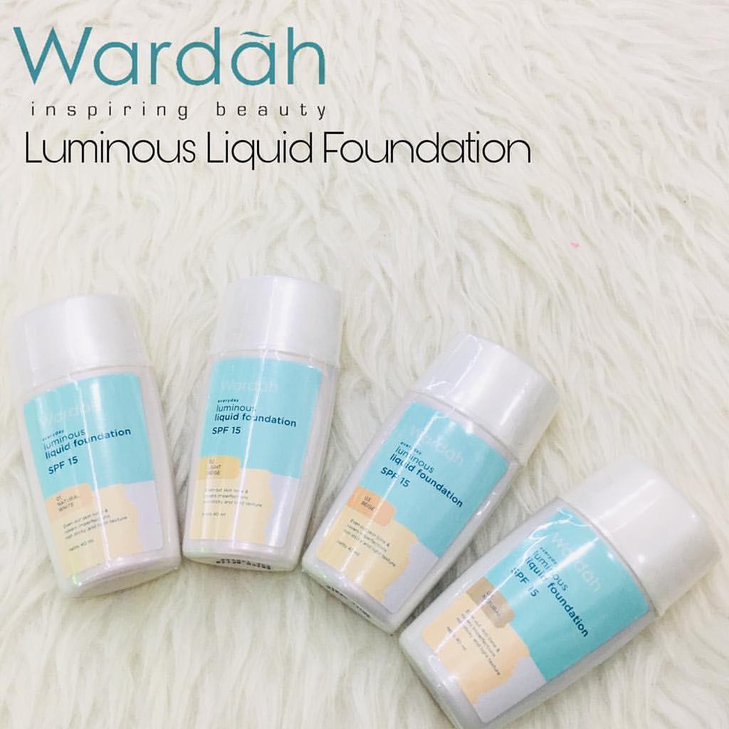 (COD)Wardah Everyday Luminous Liquid FOUNDATION 40 ML