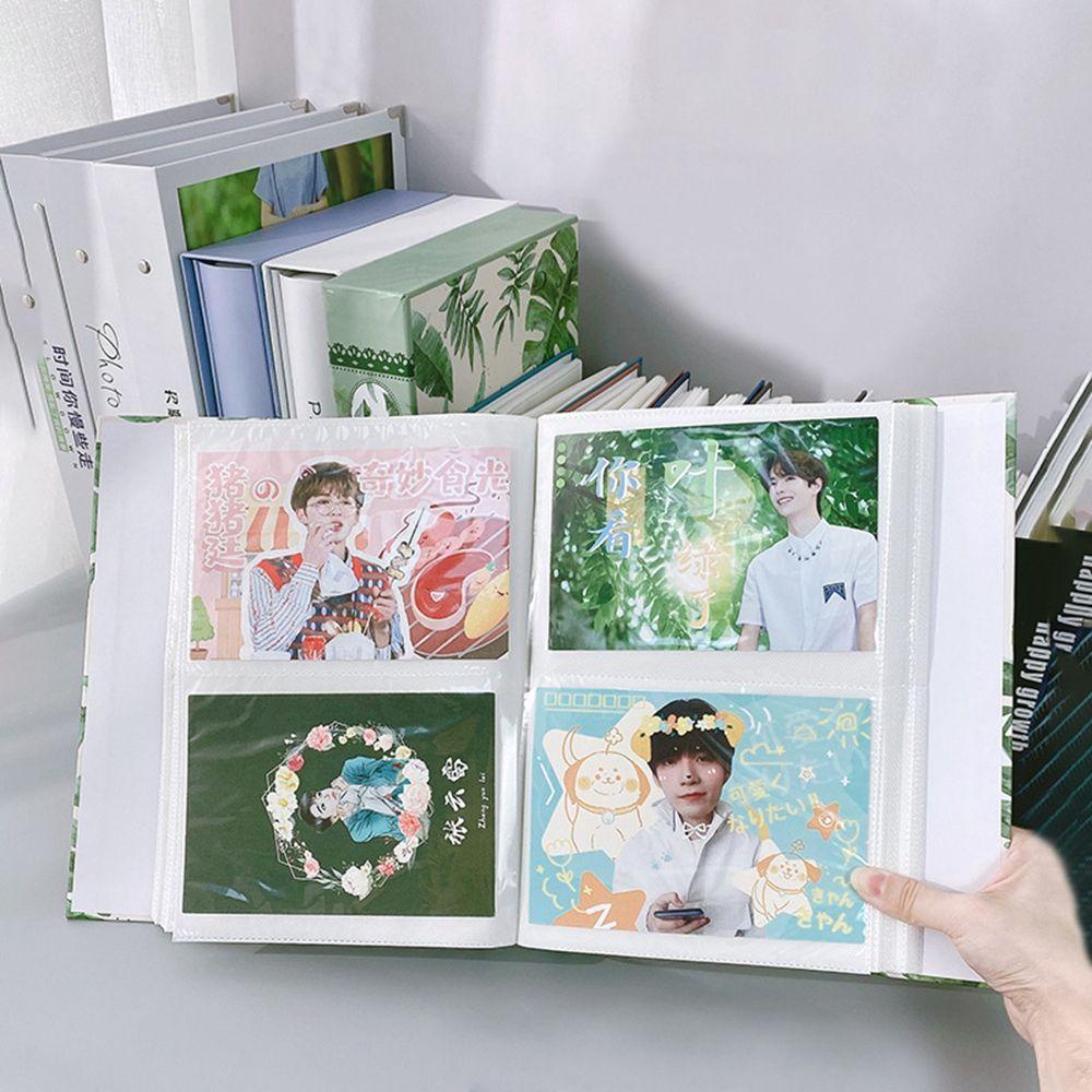 Lanfy Album Foto Portable 100saku Gambar Penyimpanan Wedding Photo Baby Grow Photo Sticker Case