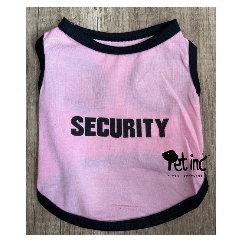 Sale last piece Security pink tee