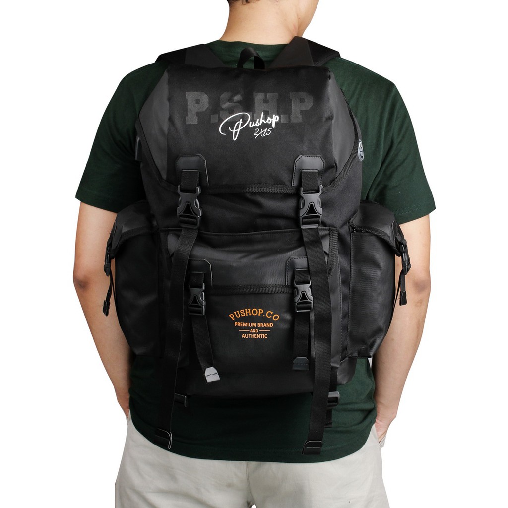 BACKPACK PUSHO STONE Free Raincover PUSHOP AUTHENTIC