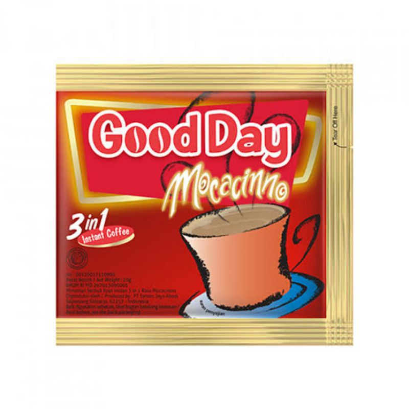 

Good day mocacinno 1 renteng [10 sachet @20 gram]