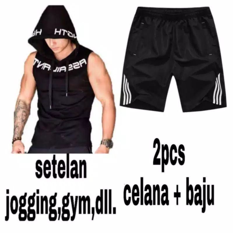 STELAN PRIA - BAJU STELAN GYM PRIA -SET BAJU JOGGING COWOK - SET BAJU OLAHRAGA COWOK - PRIA - STELAN KEREN PRIA - SET BAJU HOODIE PRIA-SATU SET PAKAIAN PRIA BAJU DAN CELANA