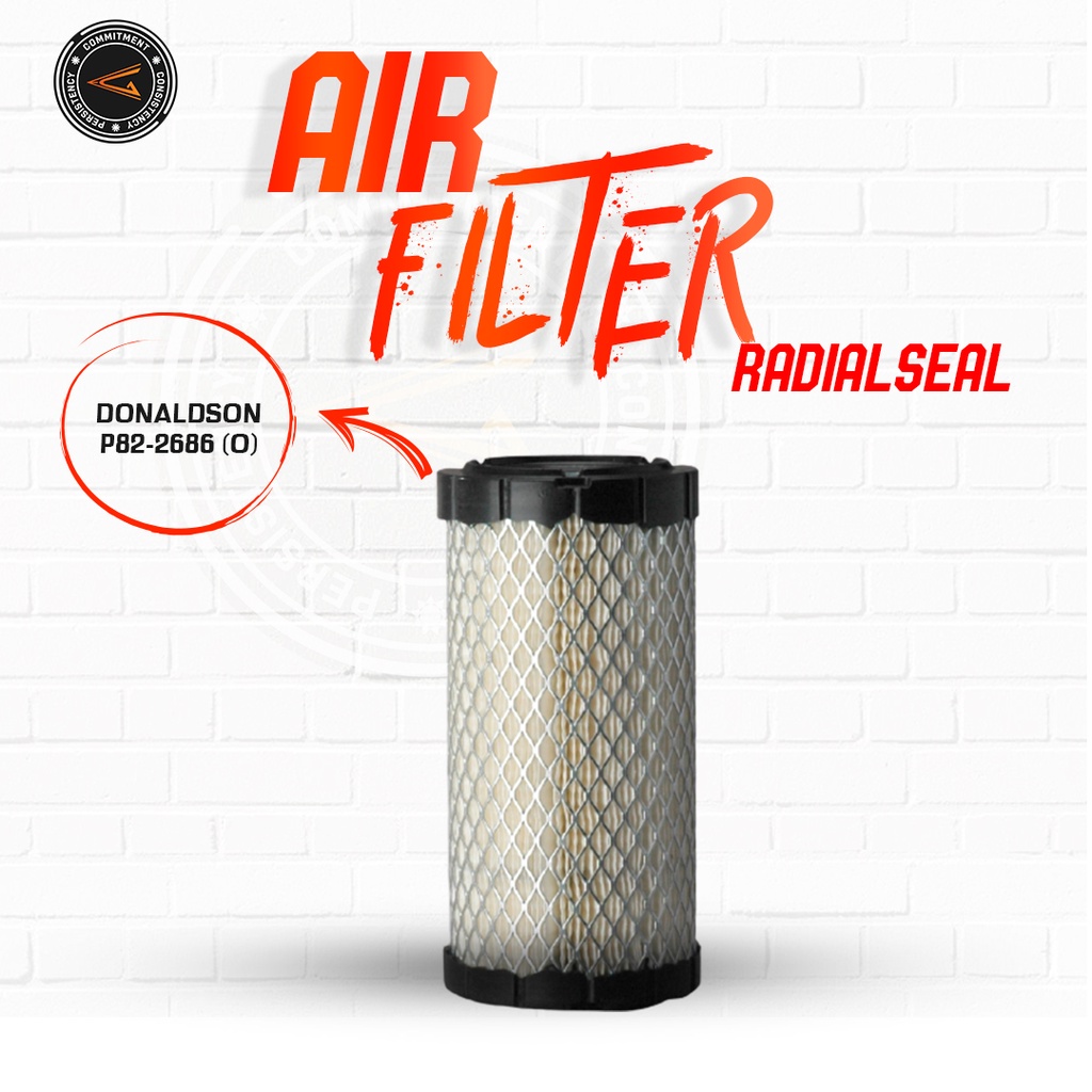 Donaldson Air Filter Primary Radialseal  P82-2686 (O) / P822686 Outer / Solar Filter Udara Primary R