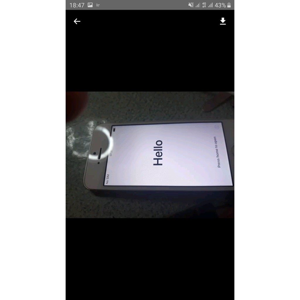Lcd iphone 5s ori copotan