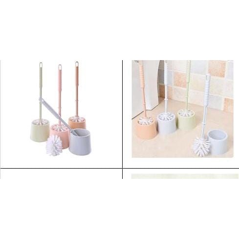 Sikat Toilet Silikon Dengan Wadah Sikat WC Silikon Brush Toilet Silicone Pembersih WC