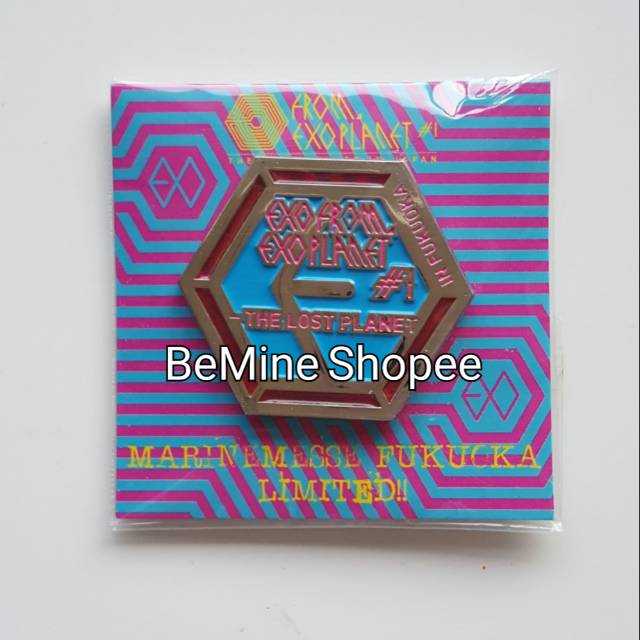 EXO OFFICIAL PIN BADGE EXO PLANET #1 THE LOST PLANET JAPAN CONCERT GOODS