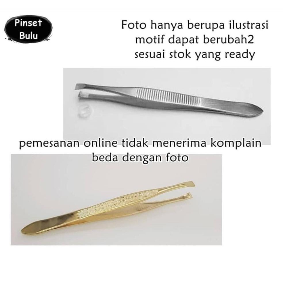 Pinset Bulu / pinset jerawat / pinset komedo