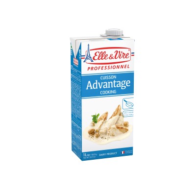 

elle vire cream cooking fat advantage 1liter 5 pack