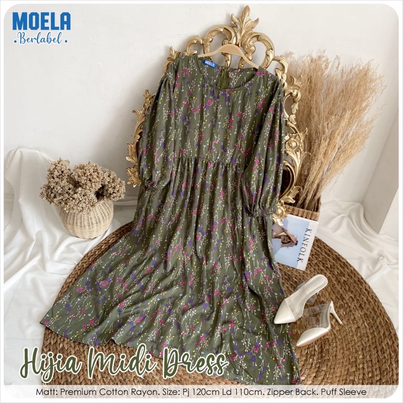 Hijia midi dress original moela