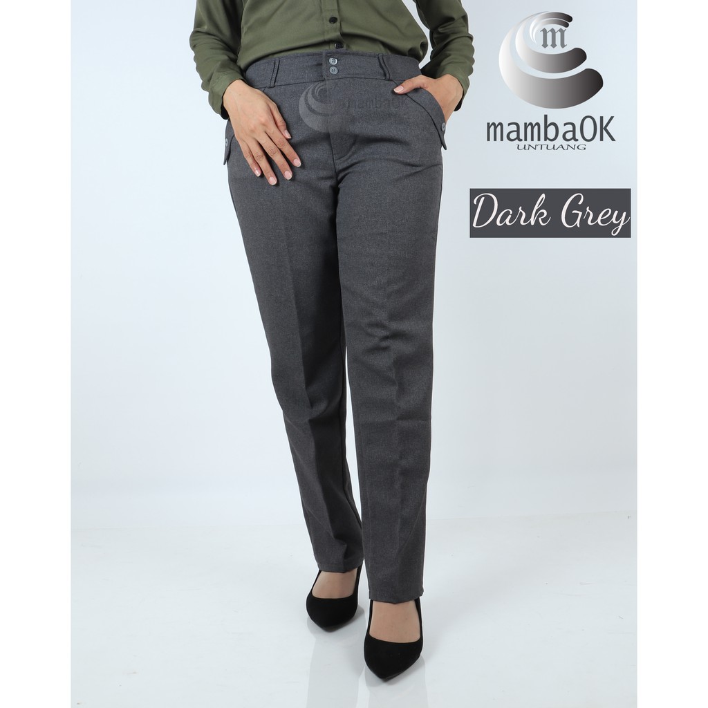 NEELAM - Celana Kerja Wanita Kantor Formal Slim fit