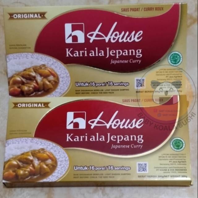 HOUSE Japan Curry Kare Jepang 16 Porsi Halal │ Bumbu Kuah Kari Ramen Udon