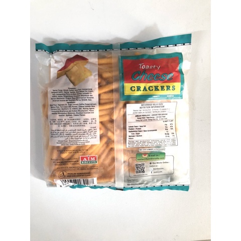 AIM Toasty Cheese Crackers 180gr