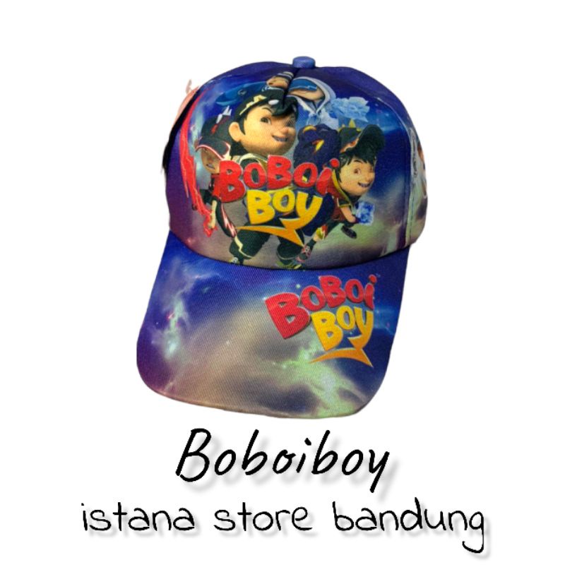 Topi Anak boboiboy full sublime boboboy Lucu