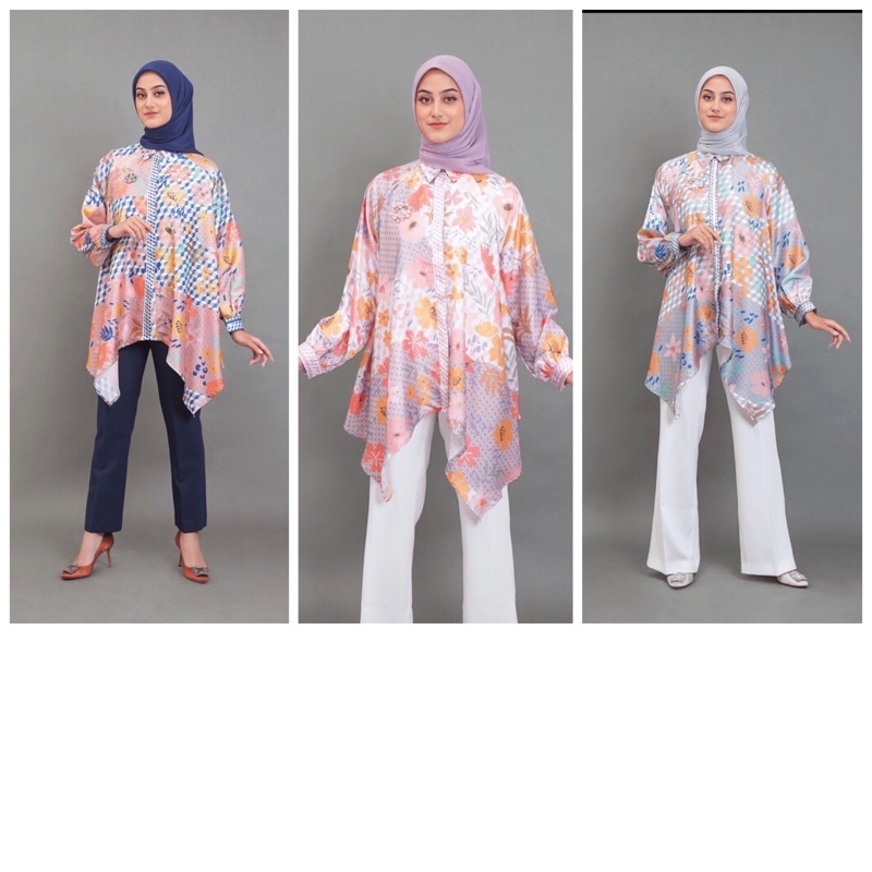 NEW  Fiori shirt ruffle by Nada Puspita