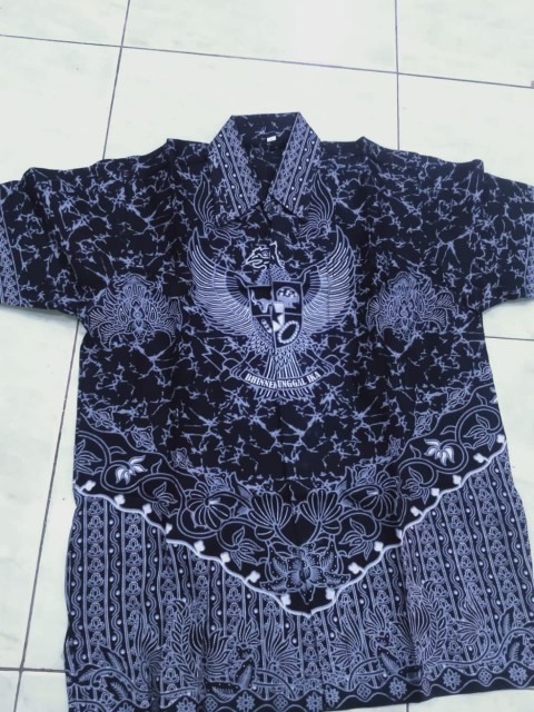 Baju Batik Garuda Pria Lengan Pendek Termurah !! Jahitan Rapi Gratis Ongkir !!
