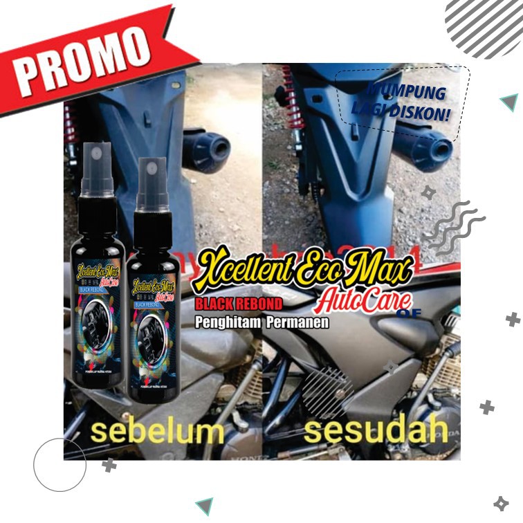 "TERBAIK" BLACK REBOND PENGHITAM PERMANEN BODY MOTOR DAN MOBIL