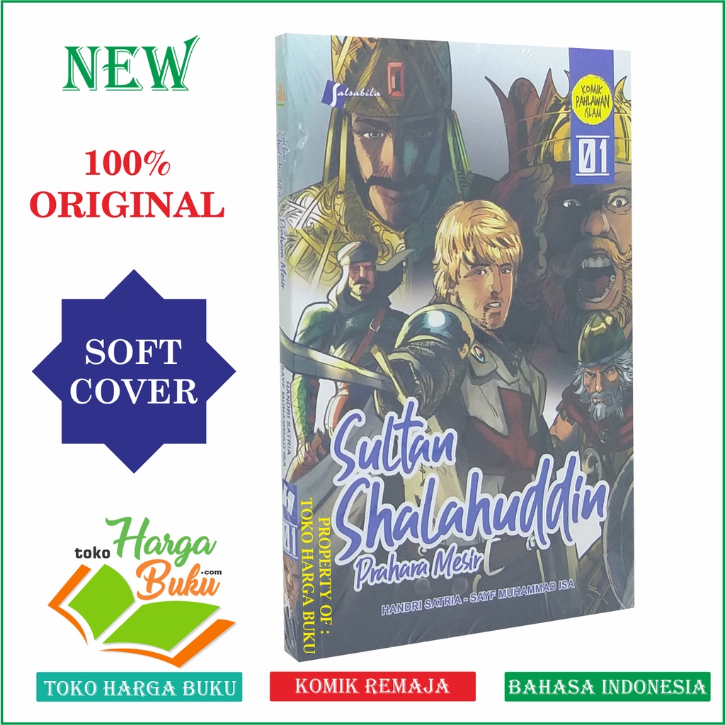 Foto Komik Sultan Shalahuddin Seri 1 PRAHARA MESIR Komik Pahlawan Islam Penerbit Salsabila
