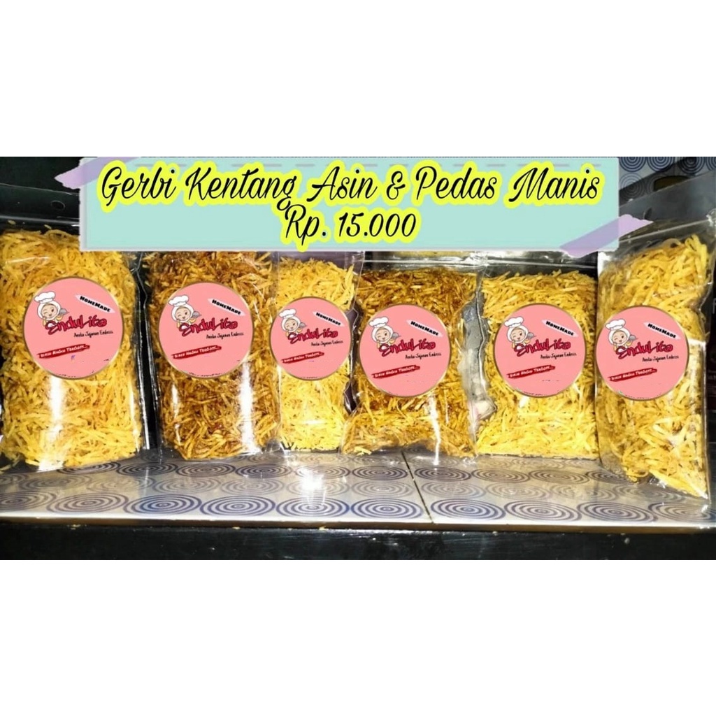 

Gerbi Kentang Asin & Pedas Manis