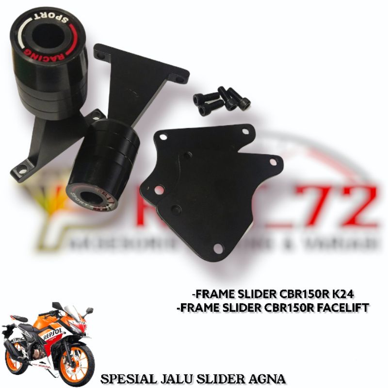 FRAME SLIDER CBR150R FACELIFT FRAME SLIDER CBR150R K45G / K45N JALU AGNA