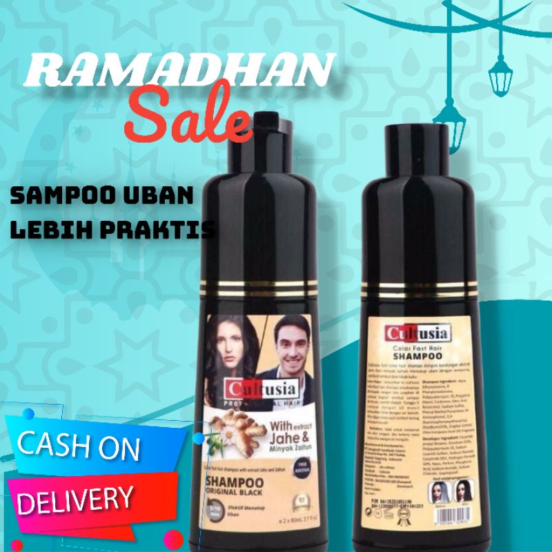 SHAMPOO CULTUSIA UBAN/ SAMPO RAMBUT BERUBAN/ RAMBUT BERUBAN/ SHAMPOO UBAN