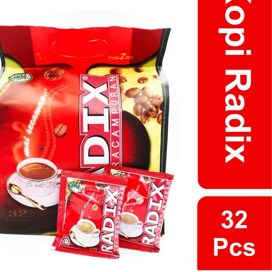 

HOT SALE!! (fdr-764) RADIX KOPI PRACAMPURAN MAI SECAWAN 32 SACHETS HPA BUATAN MALAYSIA