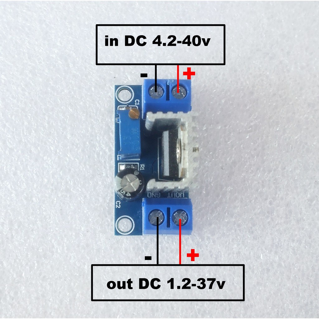 LM317 step down DC-DC modul