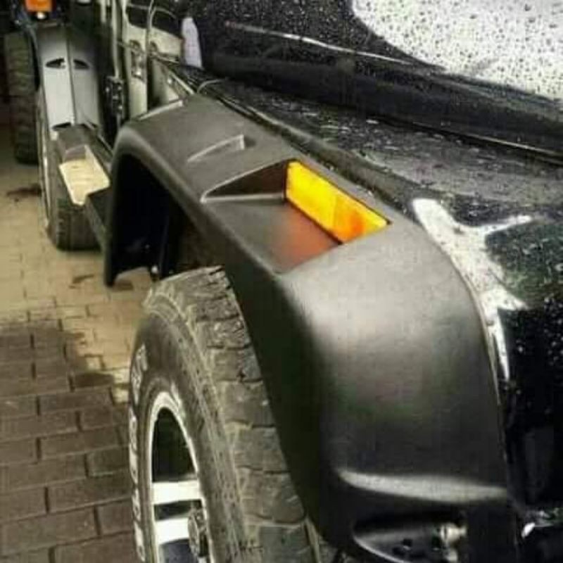 Over fender CJ7 model baut lampu sen kotak