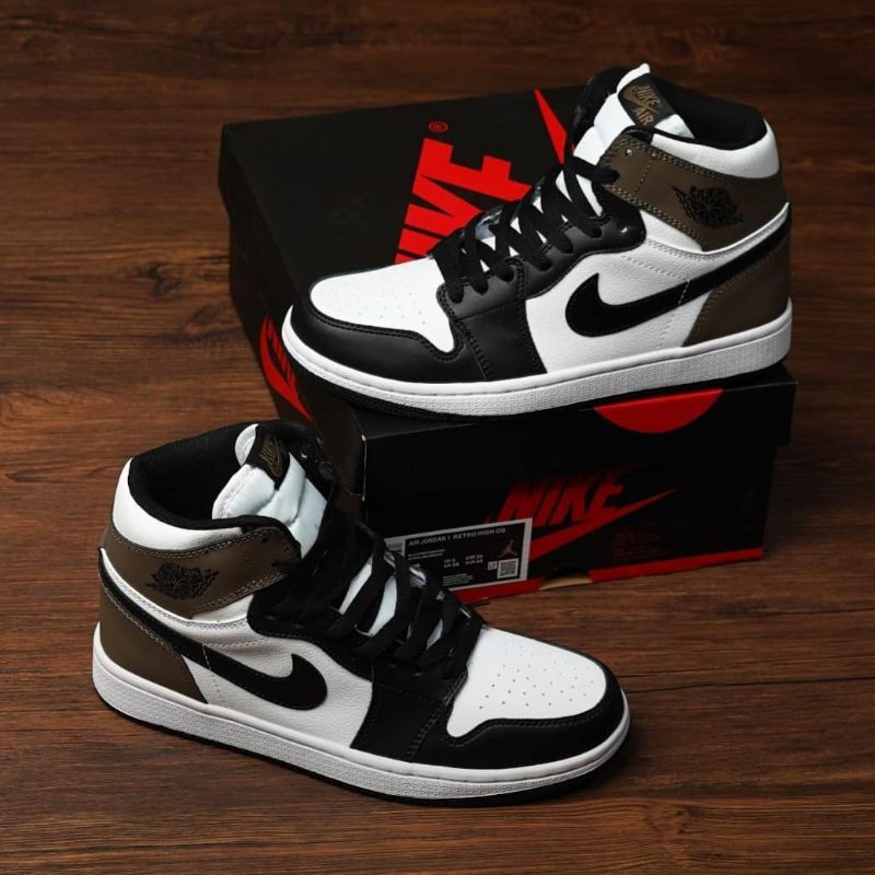 Sepatu nike jordan 1 retro high dark mocca