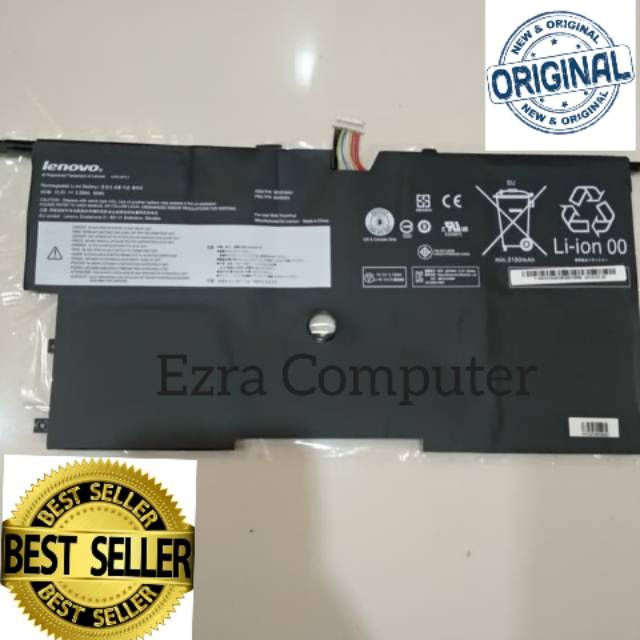 Baterai Laptop Lenovo Original X1 Carbon Gen 3
