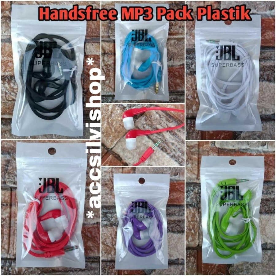 Headset music angel 2warna JBL mp3 earphone music