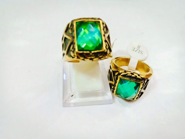 Cincin titanium / cincin cowok/ cincin permata