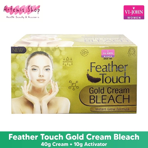 Vi John Feather Touch Gold Cream Bleach 40g Cream + 10g