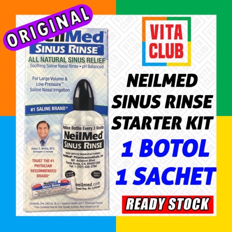 Neilmed Sinus Rinse 1 botol + 1 sachet