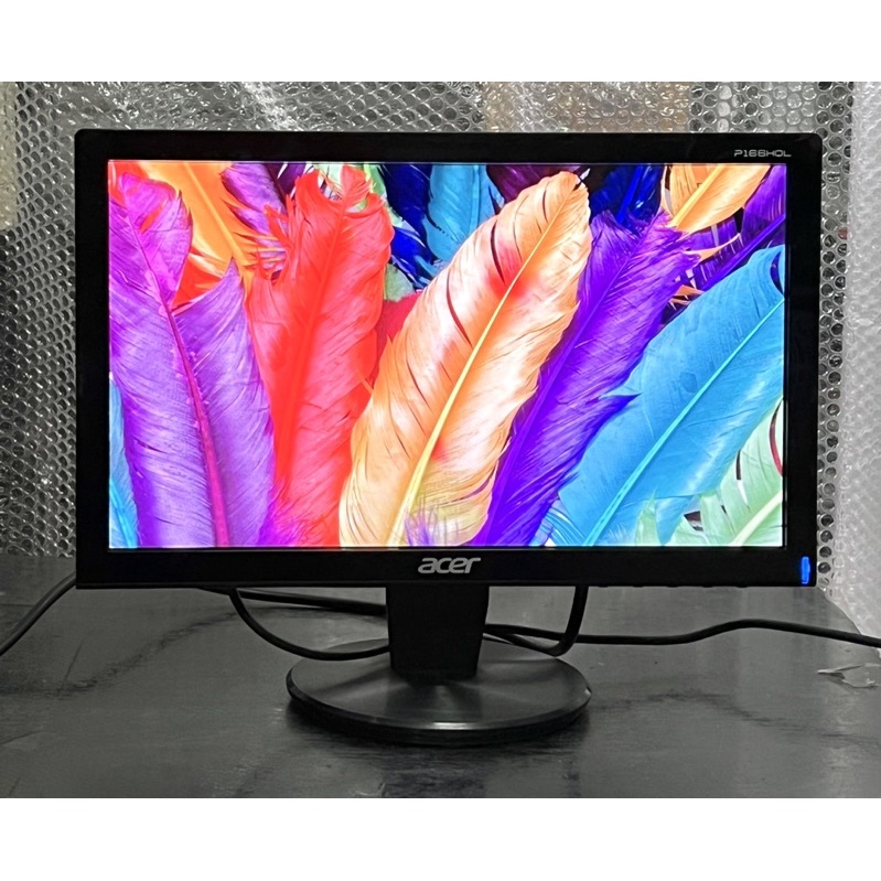 LED Monitor Komputer Acer P166HQL Layar 16inch Wide Second
