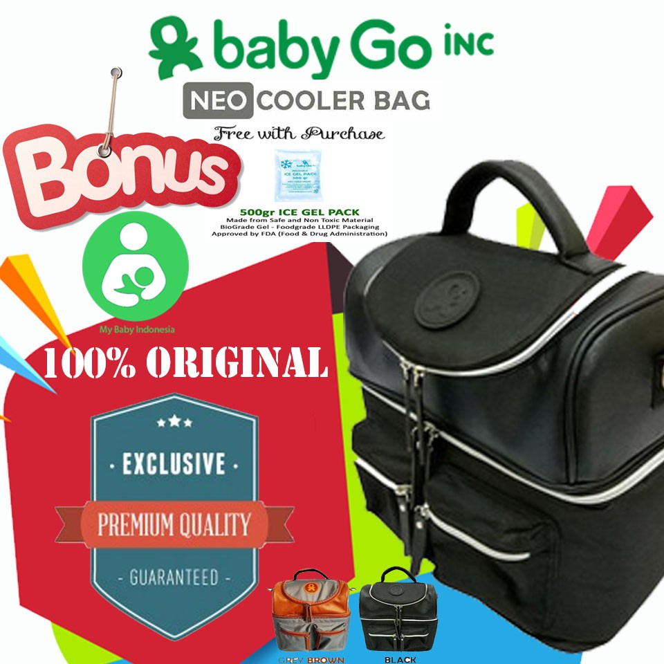 BabyGo Inc - Authorized Distributor babygoinc Neo Cooler Bag -tas asi thermal baby go inc