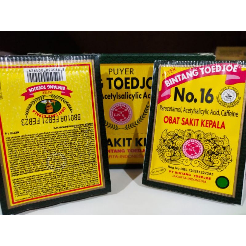 

Puyer Bintang Toedjoe (isi 12)