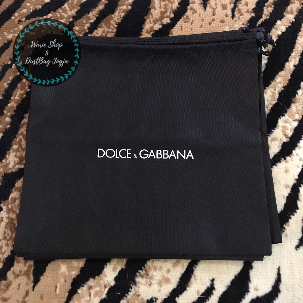 DOLCE &amp; GABBANA DustBag Pengganti Sarung Tas Pelindung Debu Serut Dust Bag DB D&amp;G Branded