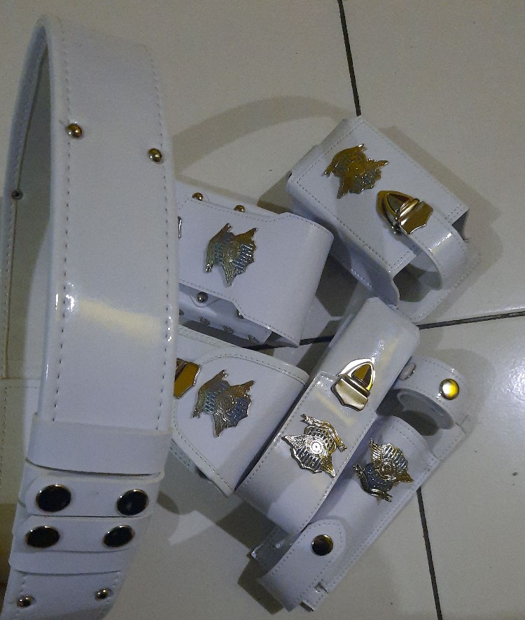 Sabuk Kopel Polantas Set 7jns 6lg Cor Wing Silver