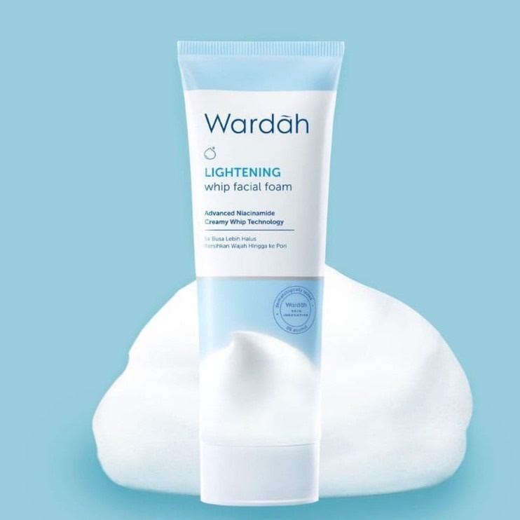 terbaru!!!!! WARDAH Lightening Whip Facial Foam 100ml BPOM / perawatan wajah