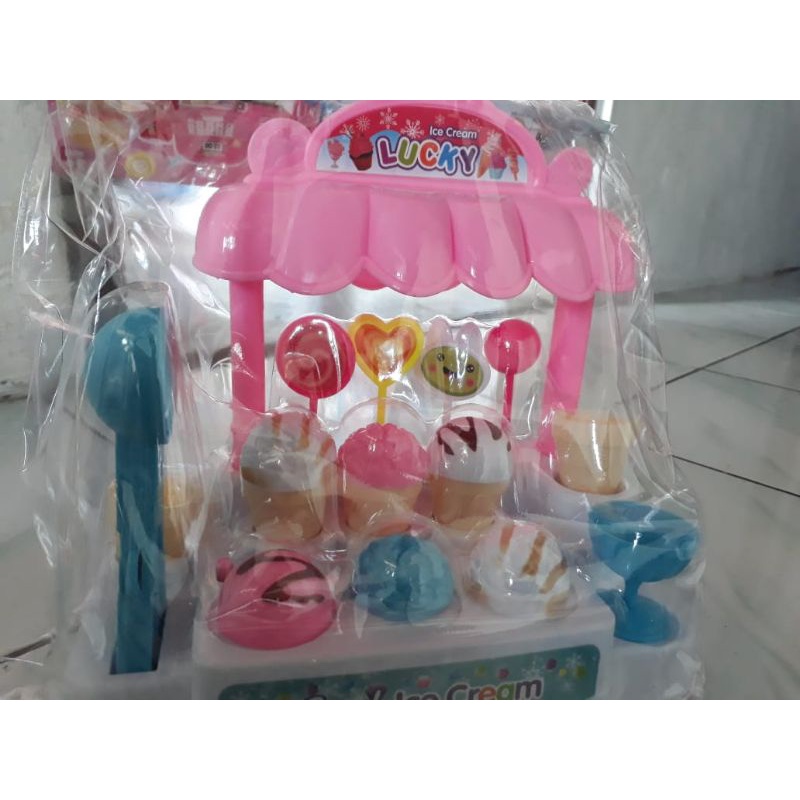 mainan es krim es kriman bisa nyala sama bunyi