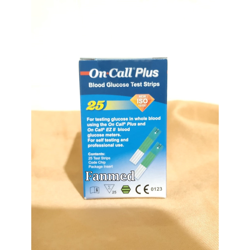 Refill Isi Ulang Strip Stik Glucose Gula darah On Call Plus /Ez /EZ II