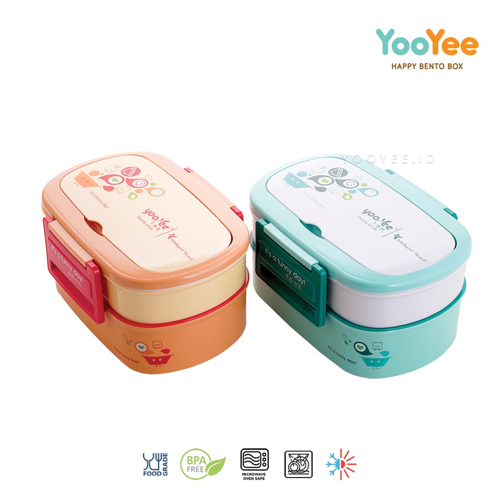 

Yooyee #591 Kotak Makan Set dengan Tas