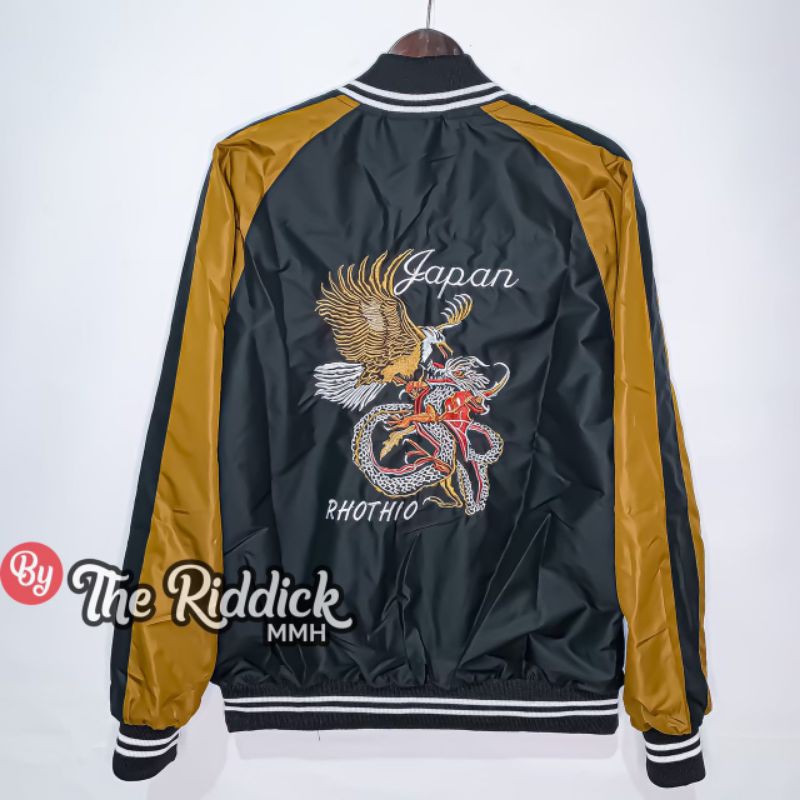 Jaket parasut sukajan murayama full bordir original bahan nyaman