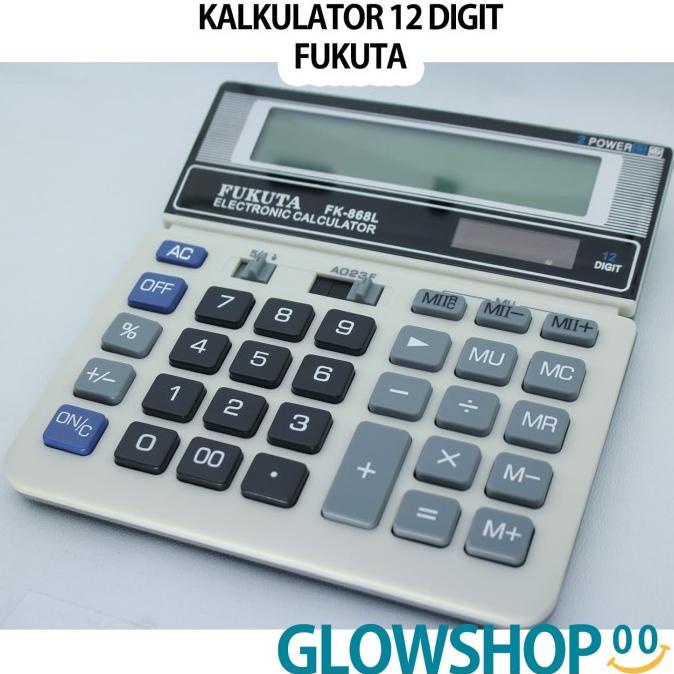 

$$$$] Kalkulator 12 Digit Fukuta FK-868L