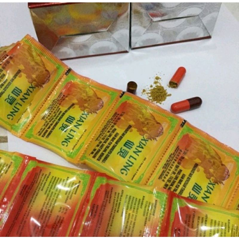 XIANG-LING/KAPSUL XIANG-LING/RAMUAN CHINA KUNO/ HARGA 1BOX