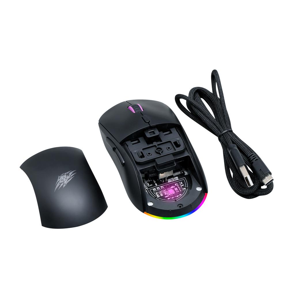 Mouse Gaming Wireless RGB Dual Mode Sades Oculus Wireless / Type-C