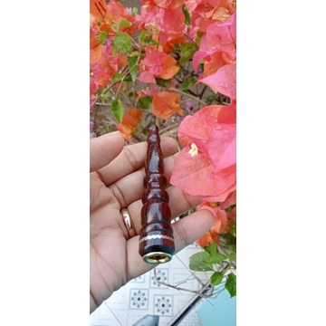 pipa rokok bubut//once//bahan nagasari //size 8cm