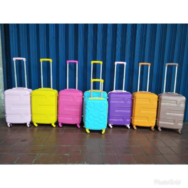 Koper polo fiber empire pastel 16 inch / koper pastel 19 inch cabin / koper pastel bagasi 22 inch