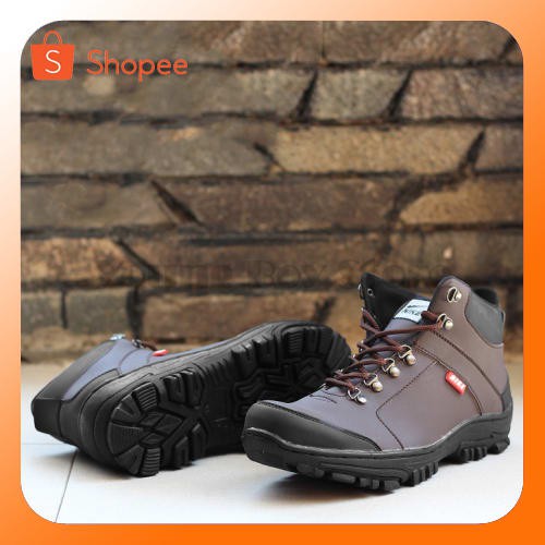 PROMO  COD  SEPATU PRIA BOOTS SAFETY NIKE AMAZON COKLAT ORIGINAL HANDMADE