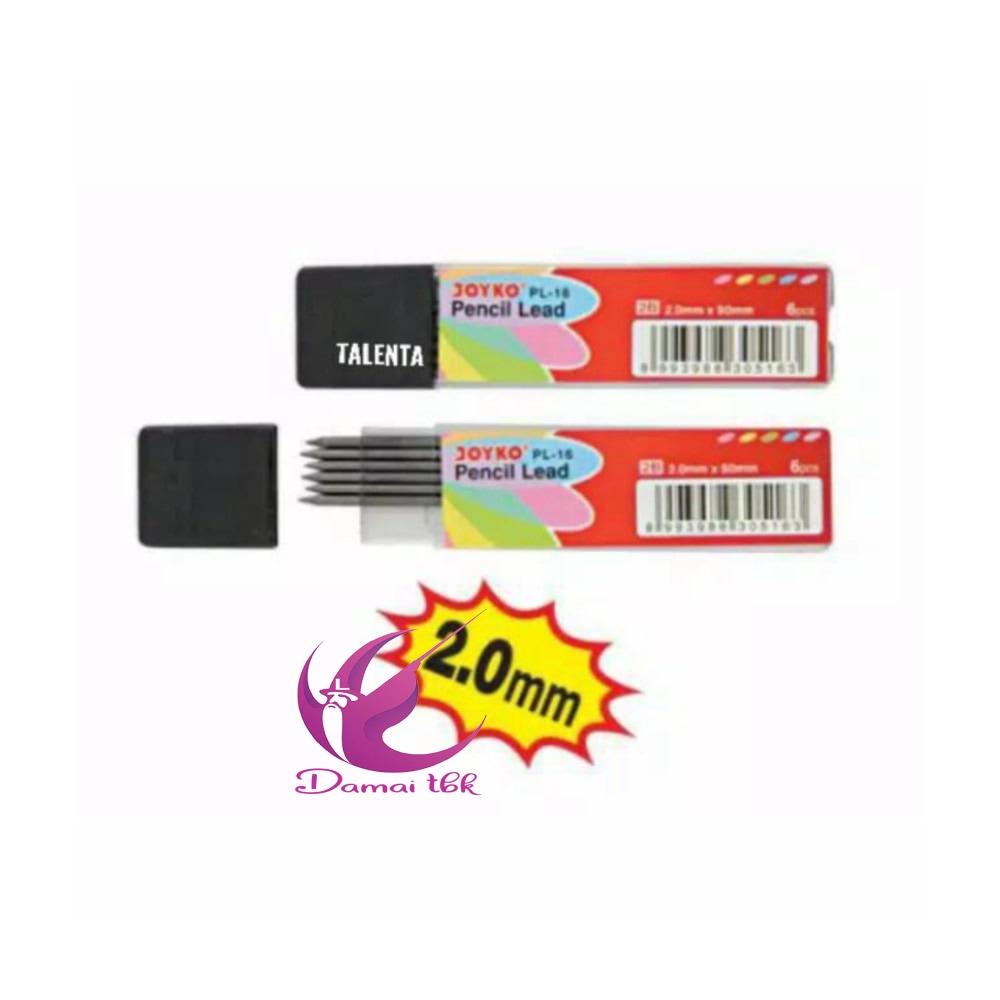 

Isi Pensil 2B Joyko 2mm PL-16 Refil Mekanik PL16 Cetek